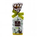 Sachets de petits œufs chocolat noir bio fourrés Gianduja